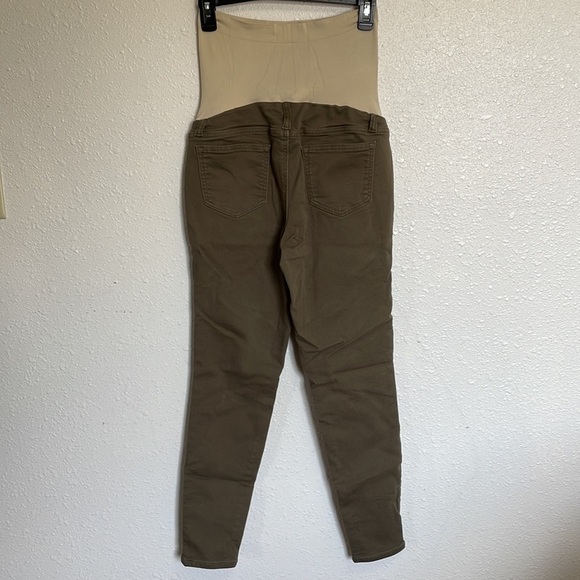 a:glow Maternity Jeggings Khaki Color Size 6 - Picture 4 of 13